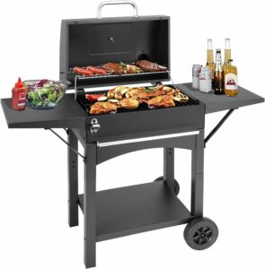 Kendane Charcoal Grill with Side Shelf 353 Sq.Inch product image