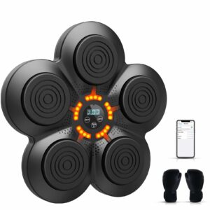NVKHG Music Boxing Machine with Gloves Portable Home Fitness