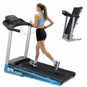 COZYINN Foldable Treadmill 3.0HP 350 lb Capacity with Incline