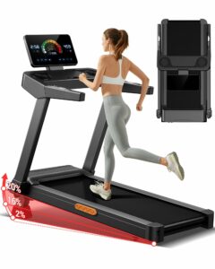 UMAY Fitness Treadmill 3-Level Incline Folding 300LBS