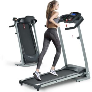 HomJoones Foldable Treadmill with Incline 250LB Capacity