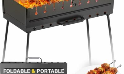 MHH Portable Charcoal Grill for 10 Skewers product image