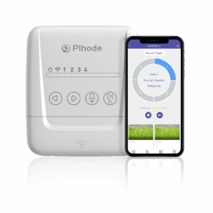 Pihode 4-Zone Smart Sprinkler Controller with Wi-Fi