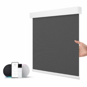 ZSTARR Motorized Smart Blind Blackout Roller Shade Customizable Size