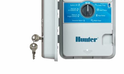 Hunter XC -600 Hybrid Battery Powered Irrigation Controller, 6 Zone Sprinkler Timer, Indoor and Outdoor Use, Waterproof, Programmable Lawn and Garden Watering System 6 stations product image