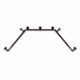 Rod Desyne 1 Inch Pipe Bay Window Curtain 23" 41"-78"-Bronze Single Rod Set product image