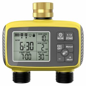 EverBloom 2-Zone Smart Sprinkler Timer - Outdoor Irrigation Controller