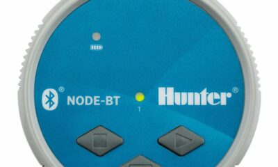 Hunter NODE-BT-100-LS Bluetooth Battery Operated Sprinkler Controller, Waterproof Irrigation Timer, Easy Install, for Gardens, Lawns, Parks, Greenhouses (DC Solenoid Not Included) product image