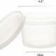 [48Set - 16oz.] Plastic Deli Food Storage Containers With Plastic Lids, Disposable togo containers for soup, Meal Prep, Slime | BPA Free | Stackable | Leakproof | Microwave | Dishwasher | Freezer Safe 16 oz. product image