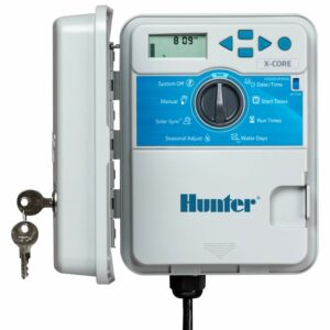 Hunter XC800 X-Core 8 Zone Outdoor/Indoor Sprinkler Timer, Weatherproof Irrigation Controller for Lawn and Garden, Programmable Automatic Watering, Easy Install product image