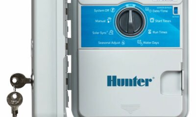 Hunter XC800 X-Core 8 Zone Outdoor/Indoor Sprinkler Timer, Weatherproof Irrigation Controller for Lawn and Garden, Programmable Automatic Watering, Easy Install product image