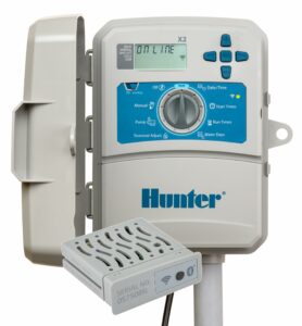 Hunter Hydrawise X2-400 4 Station Hydrawise Controller Bundeled with Wand WiFi Module X2 4 Zone Outdoor or Indoor Smart Internet X2400 Irrigation Timer product image