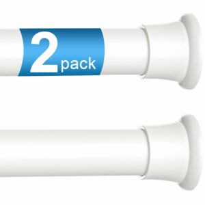 ZipGlo 30-62 Inch Tension Curtain Rod (2-Pack)