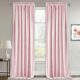 RYB Home Velvet Curtains 108 inches Long, Super Soft Nursery Decor Room Darkening Curtains Privacy Protect Velvet Drapes for Kids Room, Blush Pink, 52 x 108 Long, 2 Panels Blush Pink 52"W x 108"L (Pack of 2) product image