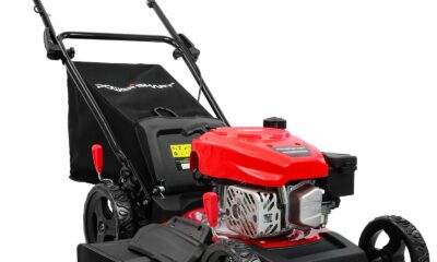 PowerSmart Lawn Mower Gas Powered, 18-Inch 144cc Engine 3-in-1 Walk-Behind Push Lawn Mower, Oil Included 18“ Mower product image