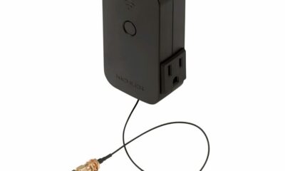 Kichler Smart Control Timer in Black, Wi-Fi Enabled Landscape Lighting Automation (2.5" W x 2.25" H x 4" L), 16085BK product image