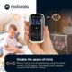 Motorola Nursery Audio Baby Monitor Dual Room HD, 1500ft Range, Night Light, 2-Way Audio, No WiFi Audio Only with Parent Unit & 2 Monitors, PIP15 product image