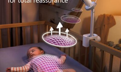 Philips Avent Premium Connected Baby Monitor, Smart Baby Monitor with App, 1080p Camera, SenseIQ Sleep & Breathing Motion Tracking, Cry Detection & Translation, Two-Way Audio, Night Vision, SCD973/37 product image