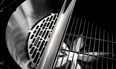 SnS Grills Patented Slow ‘N Sear® Deluxe Insert - Stainless Steel Charcoal Basket with Removeable Water Reservoir for Low ‘N Slow Smoking & Charcoal Grilling on Weber & Other Kettle Grills - 22 in Deluxe Insert 22" product image