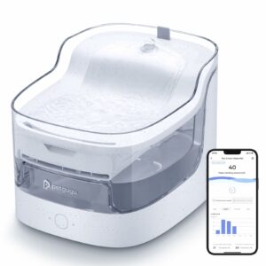 PETGUGU PF1 2.4G WiFi Pet Water Fountain (8-Layer Filtration)