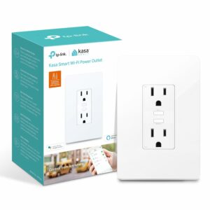 Kasa Smart KP200 In-Wall Smart Outlet (1-Pack)