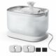 PETLIBRO Cat Water Fountain, Cat Fountain Indoor Stainless Steel Tray, 2.5L/84oz Wireless Pump Pet Water Fountain, Cat Water Dispenser with Two Flow Modes, Pet Fountain for Drinking Easy Clean White Fountain product image