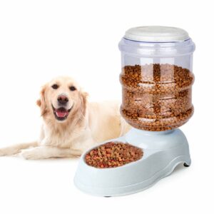 Automatic Dog Feeders - 3 Gallon Capacity Gravity Food Dispenser for Large Dogs and Cats 3 Gallon Feeder product image