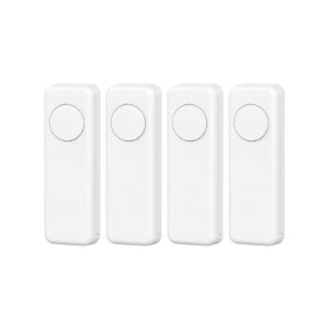 THIRDREALITY ZigBee Smart Button 4 Pack, 3-Way Remote Control, Require Zigbee hub, Work with SmartThings, Aeotec, Hubitat, Home Assistant, Third Reality Hub, Battery Included. White 4 Pack product image