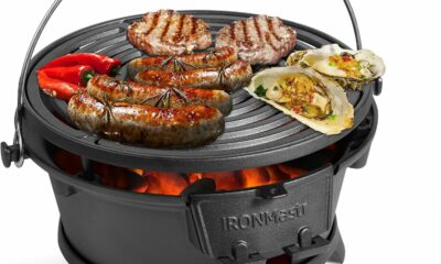 IronMaster Hibachi Cast Iron Tabletop Charcoal Grill product image