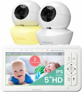 Babysense HDS2-2CAM Split-Screen Baby Monitor with 2 Cameras product image