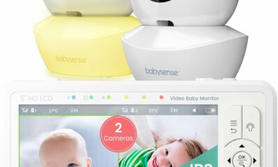 Babysense HDS2-2CAM Split-Screen Baby Monitor with 2 Cameras product image