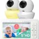 Babysense HDS2-2CAM Split-Screen Baby Monitor with 2 Cameras product image
