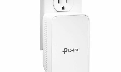 TP-Link | AC1200 WiFi Range Extender | Up to 1200Mbps | WiFi Extender, Repeater, WiFi Signal Booster | One Mesh | Easy Set-Up | Compact Designed Internet Booster (RE300) (Renewed) product image