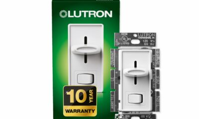 Lutron Skylark LED+ Dimmer Switch for Dimmable LED, Halogen and Incandescent Bulbs | 150W/Single-Pole or 3-Way | SCL-153P-WH | White White Switch product image