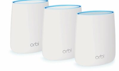 Netgear Netgear Orbi RBK753 - Wi-Fi System (Router, 2 Extenders) - Up to 7,500 Sq.ft - Mesh - GigE, 802.11ax - 802.11a/b/g/n/ac/ax - Tri-Band - RBK753-100NAS (Renewed) product image