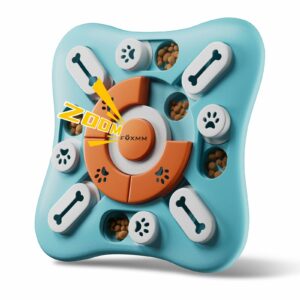 Interactive Dog Treat Puzzle Toys for IQ Training & Mental Stimulating,Fun Slow Feeder,Large Medium Small Dogs Enrichment Toys with Squeak Design S-Level 2 product image