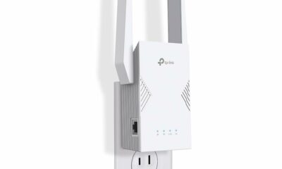 TP-Link BE3200 Wi-Fi 7 Range Extender RE223BE w/Ethernet Port | 3.2 Gbps Dual-Band Wireless Repeater | Internet Signal Booster for Home | Up to 2400 sq.ft, 64 Devices | MLO, EasyMesh | No 6 GHz Band Wi-Fi 7 BE3200 product image