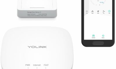 Smart Garage Door Sensor, YoLink 1/4 Mile World's Longest Range Wireless Garage Door Sensor Works with Alexa, IFTTT, Home Assistant, Android-iOS App, Open Reminder Home Security, YoLink Hub Included With Hub product image
