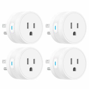 EIGHTREE 15A Smart Plug Wi-Fi Bluetooth Outlet (4-Pack)
