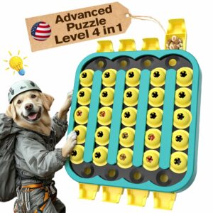 KADTC 4 Levels of Step-by-Step Challenge - U.S. Brand & Design - Extra-Large Size Easy to Advanced Dog Puzzle Toy for Small/Medium/Large Smart Dogs Hard Puzzles Difficult Mental Stimulation Toys Extra Large product image
