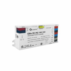 Elite Series ESP32 WLED LED Strip Controller Dynamic Mic Sound Reactive 20A Fuse Level Shifter UART Energy Save Relay for WS2811 WS2812 SK6812 WS2813 WS2815 Addressable RGB IC Strip Elite WLED No Ethernet product image