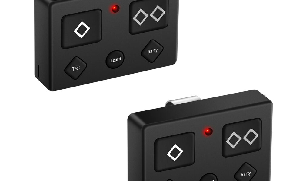 Ghost Controls AXP1 AXS1 AXR1 5-Button Gate Opener Remote Transmitter - Pack of 2【3-Year-Warranty】 Black product image