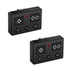 Ghost Controls AXP1 AXS1 AXR1 5-Button Gate Opener Remote Transmitter - Pack of 2【3-Year-Warranty】 Black product image