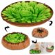AWOOF Pet Snuffle Mat for Dogs, Interactive Feed Game for Boredom, Encourages Natural Foraging Skills for Cats Dogs Bowl Travel Use, Dog Treat Dispenser Indoor Outdoor Stress Relief green product image
