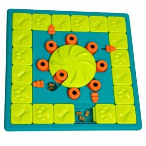 Outward Hound by Nina Ottosson MultiPuzzle – Interactive Dog Treat Puzzle Enrichment Toy, Level 4 Expert Multipuzzle (Green) product image
