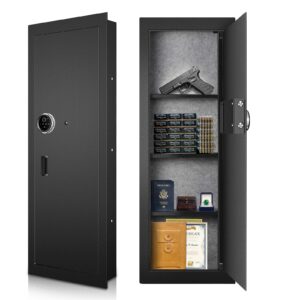 LANGGER V Biometric Hidden Safe In-Wall Security Safe