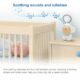 VTech DM1411 Audio Baby Monitor & Portable Soother Dual-Unit Rechargeable Battery, Long Range, Soft-Glow Night Light, Soothing Sounds & Lullabies, Digital Wireless Transmission, Sound Indicator product image