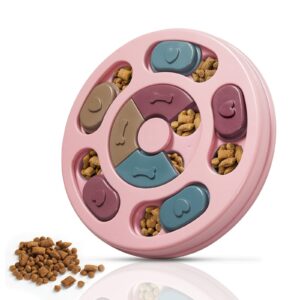 DR CATCH Dog Puzzles,Dogs Food Puzzle Feeder Toys for IQ Training & Mental Enrichment,Dog Treat Puzzle(Pink) product image