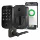 Yale Assure Lock 2 Touchscreen with Wi-Fi and Valdosta Lever in Black Suede Black touchscreen Valdosta Lever product image