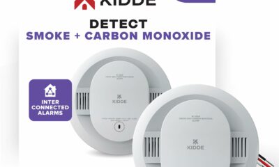 Kidde Hardwired Smoke & Carbon Monoxide Detector, 10-Year Battery Backup, Interconnectable LED Warning Light Indicators, 30CUA10 1 Pack product image